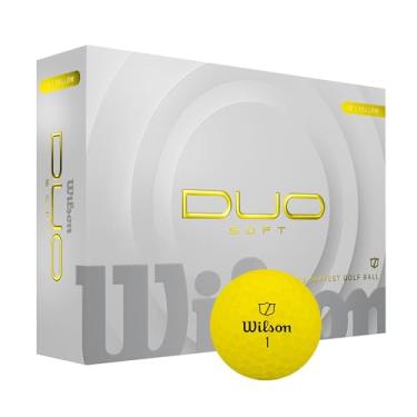 Imagem de WILSON Bolas de golfe Duo Soft - dúzia - Amarelo