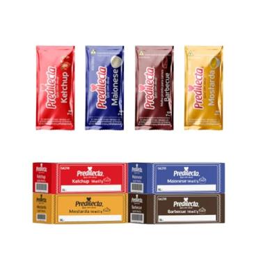 Imagem de Sache Ketchup Maionese Mostarda e Barbecue 144 Unidades Cada