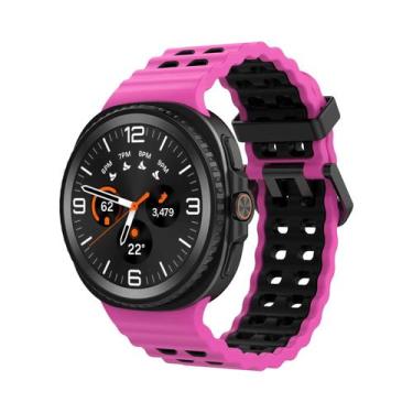Imagem de Pulseira De Silicone Bicolor Para Samsung Galaxy Watch 8/8 Classic Spo