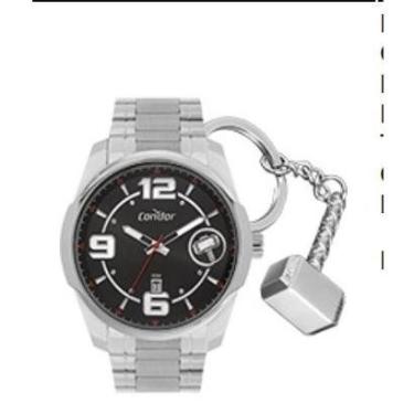 Imagem de Relógio Condor MasculinoPrateado Marvel Thor CO2115MVZ/K4P-Masculino