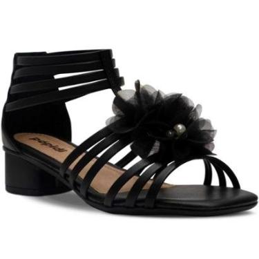 Imagem de Sandália Gladiadora Infantil Festa Menina Laço Pérola  05.10J-Feminino