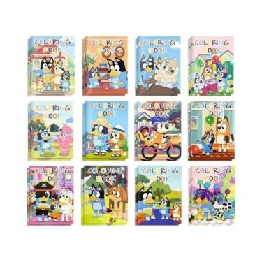 Imagem de Livro De Colorir Bluey E Bingo 12 Estilos Desenho De Graffiti Brinqued