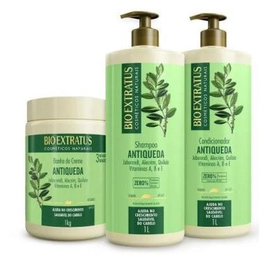 Imagem de Kit Jaborandi Shampoo Condicionador Banho de Creme Jaborandi Bio Extra