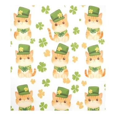 Imagem de Qilmy Capa de ímã de máquina de lavar louça de gato fofo 58 x 66 cm capas decorativas de geladeira para porta frontal adesivo magnético para máquina de lavar louça painel de geladeira decalque para