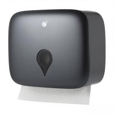 Imagem de Dispenser de Toalhas Mão C-fold Montado na Parede Sem Perfuração Suporte Papel Higiênico Suspenso com Chave para Hotéis e Instalações Serviço Alimentos