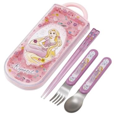 Imagem de Skater TACC2-A Conjunto infantil de pauzinhos, colher, garfo, 6,5 polegadas (16,5 cm), Disney's Tangled Rapunzel 26