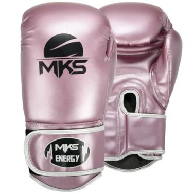 Imagem de Luva Boxe Muay Thai Kickboxing New Energy - Mks Combat (LILÁS, 14oz)