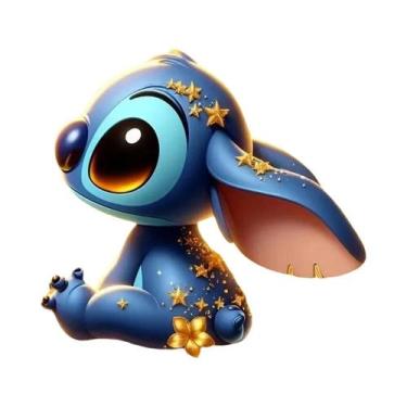 Imagem de Decoração Para Quarto Infantil Disney Stitch Pintura Em Diamante 5D DI