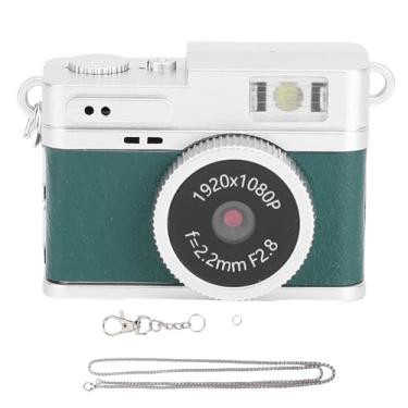 Imagem de EBTOOLS Mini Câmera Digital, Câmera Com Chaveiro HD 1080P Com Luz de Flash e Tela Colorida, Portátil Pequena para Gravação de Viagens Vlog da Vida Diária (GREEN)