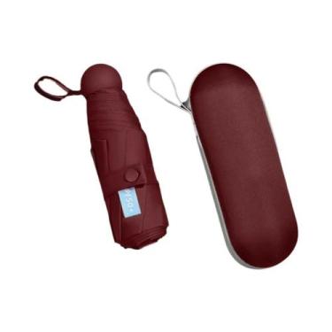 Imagem de Guarda-chuva Mini Dobrável Para Mulheres Com Proteção UV Design Portát