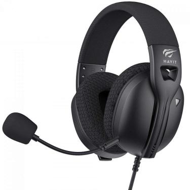 Imagem de Headset Gamer Havit Fuxi-H5d Black, 3.5mm, Drivers de 50mm, Preto - Preto - Unissex - Único-Unissex