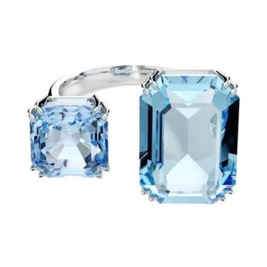 Imagem de Anel De Casal Tema Arco-Íris Dopamina Zircônia 2025 Novo Joia Diária P