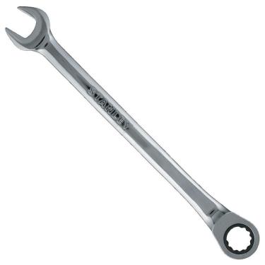 Imagem de Chave Combinada Estriada Com Catraca 11-16? - 4-91-971 - Stanley Chave Combinada C-catraca 11-16" Stanley 4-91-971