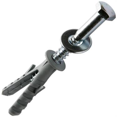 Imagem de Parafuso Sextavado 1-4 X 70mm com Bucha Anel com 10 Unidades Psb-35 Fixtil Parafuso Sextavado 1-