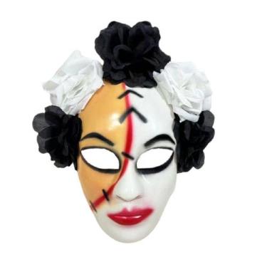 Imagem de Máscaras de esqueleto: Halloween, Carnaval, Dia dos Mortos, PVC - yiwe