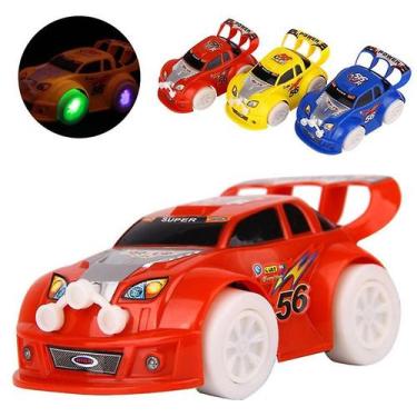 Imagem de Carro de corrida automático elétrico de brinquedo com luzes intermiten