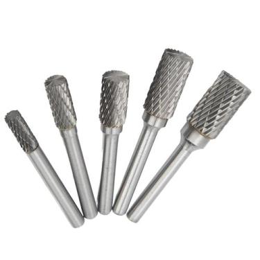 Imagem de Conjunto de arquivos EVGATSAUTO Rebarbas de metal duro de corte duplo 