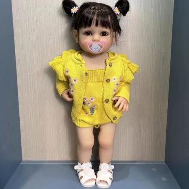 Imagem de Boneca Reborn Baby Doll TERABITHIA 55 cm em vinil de silicone para cor