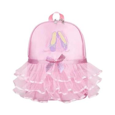 Imagem de Mochila De Dança Infantil Rosa Para Meninas, Bolsa De Balé Para Equipa