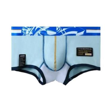 Imagem de Cuecas Boxer Masculinas Slim Fit Estampadas Confortáveis Para O Verão,