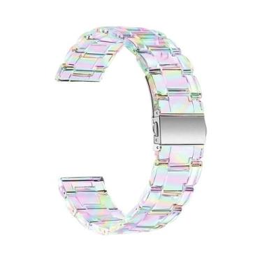 Imagem de Pulseira De Relógio De Resina Transparente Colorida De 22mm Para Redmi