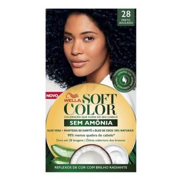 Imagem de Tinta de Cabelo Soft Color 28 Preto Azulado 35g - Softcolor