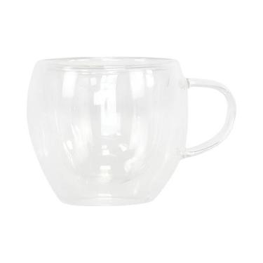 Imagem de Xícara Elegante de Vidro Borossilicato 90ml com Parede Dupla - Confort