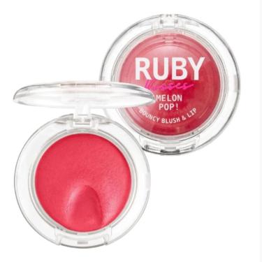 Imagem de Blush e Lip Bouncy Ruby Kisses Melon Pop! Pink Mbb04bb