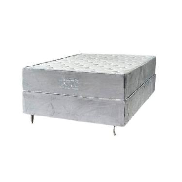 Imagem de Conjunto Box Jasmim Plus Molas Ensacadas Queen 158x198x60 cm Thais