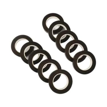 Imagem de Fita Verde Para Floricultura 1.2cm 25 Jardas Papel Crepe DIY Embalagem