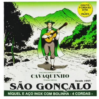 Imagem de Encordoamento Cavaquinho Tensão Média - Izzo