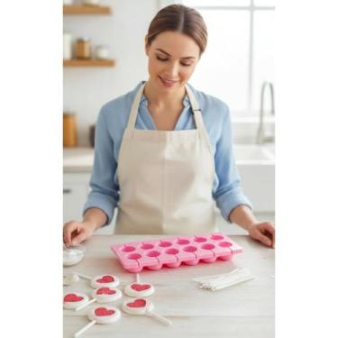 Imagem de Forma Silicone Pirulitos Cristal 12 Cavidades Alta Temp - Congratulati