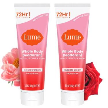 Imagem de Creme Desodorante Lume Whole Body Invisible 90mL x2 - Peony Rose