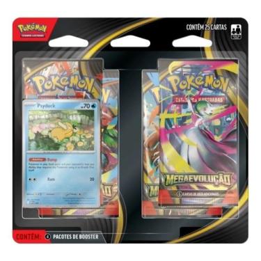 Imagem de Blister Quadruplo Pokémon Tcg Mega Evolução 2025 Quad Pack, PSYDUCK