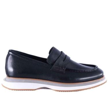 Imagem de Mocassim Masculino em Couro Zariff Lon021 Preto, 40