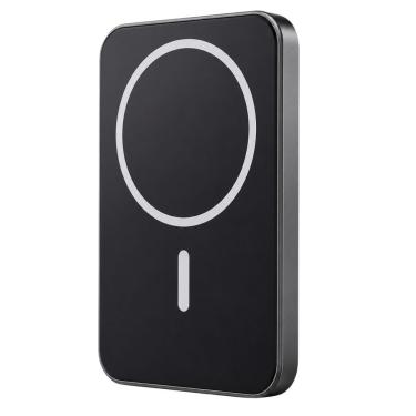 Imagem de Power Bank sem Fio MDM Power Bank sem Fio 5000mAh Carregamento por Indução para Celular Preto 1 Unidade