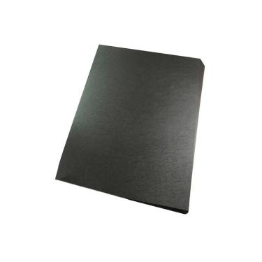 Imagem de Capa para Encadernação Ofício Lassane Ofippcouro030preto Pp Couro 0,30mm Pacote com 100 Unidades Preto