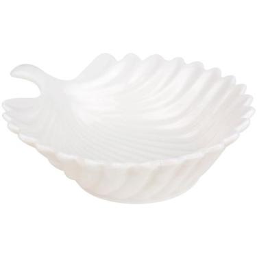 Imagem de Petisqueira De Porcelana Folha Concha Hauskraft 250ml 17x15x4,5cm - KO