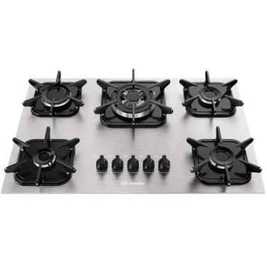 Imagem de Fogão Cooktop Mueller 5 Bocas Ultra Chama Alumínio Bivolt 110V/220V MC