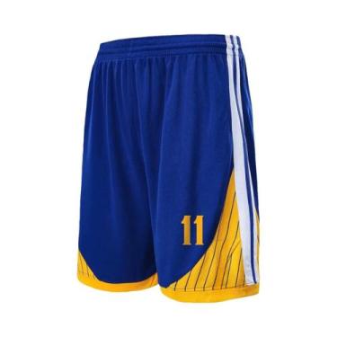 Imagem de Shorts De Basquete Esportivos Multicoloridos E Respiráveis Para Menino