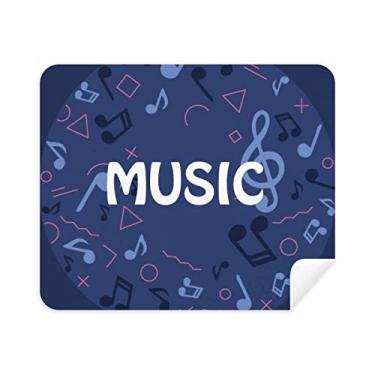 Imagem de Pano de limpeza azul escuro com 2 peças de tecido de camurça