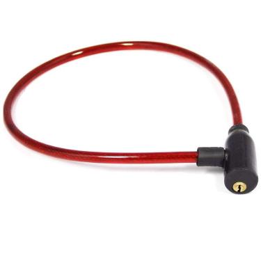 Imagem de Cadeado para moto com cabo de aço com chave 1m x 16mm - Starfer