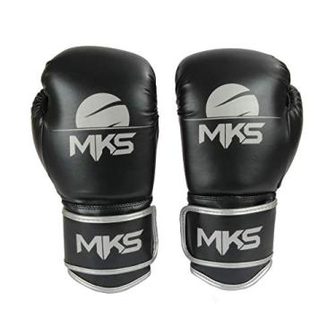 Imagem de Luva de Boxe Energy, Tamanho 14Oz,MKS, Preta Metálico