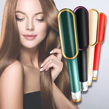 Imagem de Prancha Escova Alisadora Com Pente Profissional Bivolt