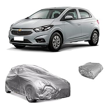 Imagem de Capa Para Cobrir Carro Onix Hatch Forrada, Impermeável, Anti-U.V. - Protege do Sol, Chuva e Poeira - LOPEZCAR