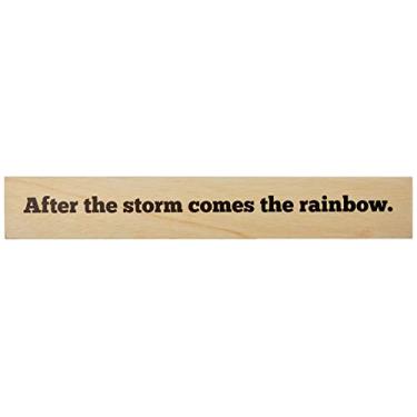 Imagem de Arte Maníacos Bastão After The Storm Comes The Rainbow - 7x46cm