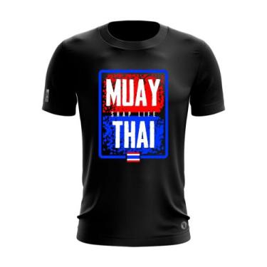 Imagem de Camiseta Academia Shap Life Artes Marciais Treino Muay Thai
