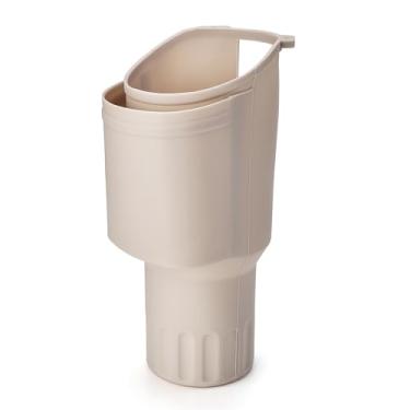 Imagem de MOSYONE Capa para garrafa de água para acessórios Stanley Cup, bota de silicone para Stanley Quencher de 1,134 g, capa protetora antiarranhões com bolso, mantém telefone, chaves e carteira à mão