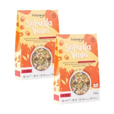 Imagem de Kit 2 Und Sopa Saudável Sopa da Vovó HolySoup - Sem Glúten, Sem sal, Sem conservantes, Sem Glutamato