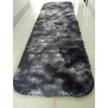 Imagem de Tapete Passadeira Peluda Felpuda Macia Para Sala Corredor Beira de Cam